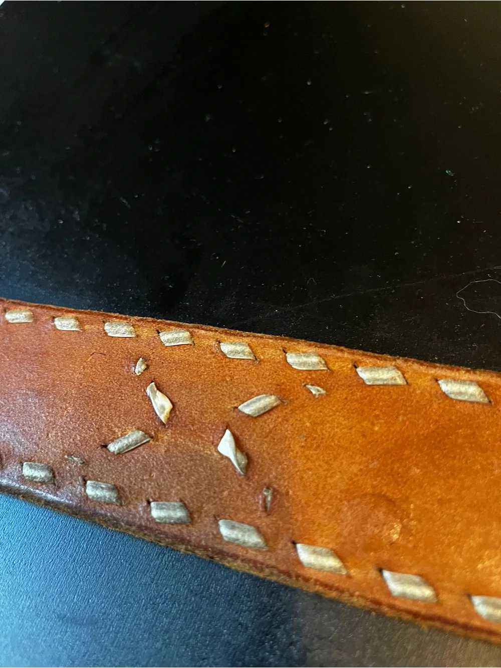 Handtool vintage western belt with a custom named Jack